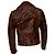 Versace, Ponyskin leopard biker jacket FW24 Brown - view 3