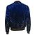 Saint Laurent, Degrade sequinned wool bomber jacket Black Blue - view 2