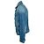 Blaue Denimjacke mit Rockstar-Logo von Balmain - Ansicht 4