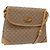 Borsa a Spalla Micro GG Supreme Gucci Beige Oro 007 92 5548 Auth BA1398 D'oro