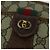 Borsa a spalla GUCCI GG Supreme Web Sherry Line in PVC pelle beige oro Auth fm4588 D'oro - vista 12