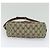 Borsa a spalla GUCCI GG Supreme Web Sherry Line in PVC pelle beige oro Auth fm4588 D'oro - vista 3