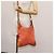 Bolsa de Ombro Burberry em Couro Suede Laranja Auth ti3004 - vista 17