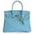 Hermès Borsa Hermes Birkin 30 blu atoll