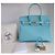 Hermès Borsa Hermes Birkin 30 blu atoll - vista 2