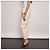 Chanel Leder Karottenhose Ecru Roh - Ansicht 11