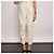 Chanel Leder Karottenhose Ecru Roh - Ansicht 8