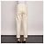 Chanel Leder Karottenhose Ecru Roh - Ansicht 9