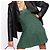 Vestido strapless Chanel de tweed verde - vista 11