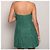 Vestido strapless Chanel de tweed verde - vista 7