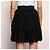 Falda Chanel negra con volantes efecto encaje de algodón Negro - vista 9