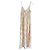 Autre Marque Vestido de seda con estampado pastel Cami NYC Rosa