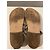 K Jacques Sandalen aus Leder Camel mit grauen Lederblumen Kamel - Ansicht 6