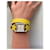 Hermès Cape Cod Steel Watch Naples Yellow Bracelet  - view 8