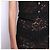Conjunto de Top y Falda Chanel de Encaje y Botones de Strass Negro - vista 14