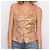 Chaleco de Traje Chanel Encaje Strass Dorado Naranja Cobre - vista 9