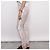 Calça Chanel branca de viscose e renda Branco - vista 10