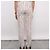 Calça Chanel branca de viscose e renda Branco - vista 11