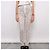 Calça Chanel branca de viscose e renda Branco - vista 9