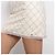 Vestido Chanel de cuero blanco con bordes de encaje Talla 36 - vista 11