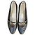Salvatore Ferragamo Ballerinas aus Python Schwarz