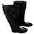 Botas de lluvia Burberry de goma negras Negro