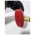 Clutch de cuero de cocodrilo Moschino rojo Roja - vista 7