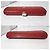 Clutch de cuero de cocodrilo Moschino rojo Roja - vista 8