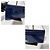 Borsa a tracolla Montaigne in pelle verniciata blu CHRISTIAN DIOR - vista 11