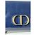 Borsa a tracolla Montaigne in pelle verniciata blu CHRISTIAN DIOR - vista 7