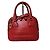 Borsa a cupola piccola GG Charm in pelle di vitello rossa GUCCI Rosso