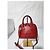 Borsa a cupola piccola GG Charm in pelle di vitello rossa GUCCI Rosso - vista 13