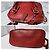 Borsa a cupola piccola GG Charm in pelle di vitello rossa GUCCI Rosso - vista 8