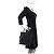PRADA Saffiano Grande Galleria Double Zip Tote Nero - vista 3
