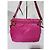 PRADA Borsa Messenger in Nylon Saffiano Rosa - vista 14