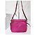 PRADA Borsa Messenger in Nylon Saffiano Rosa - vista 4