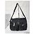 Borsa a tracolla in nylon Tessuto di PRADA nera Nero - vista 13