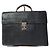 Prada Saffiano Leather Top Handle Briefcase Black