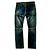 Jeans convertibili con zip Balenciaga SS18 in denim blu navy (Taglia 32)