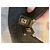 Borsa Baguette Fendi Nera in Lino con Hardware Argento Nero - vista 7