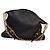 Borsa a spalla media in pelle granulata nera con catena dorata Givenchy Voyou Nero - vista 3