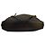 Borsa a spalla media in pelle granulata nera con catena dorata Givenchy Voyou Nero - vista 7