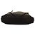 Borsa a spalla media in pelle granulata nera con catena dorata Givenchy Voyou Nero - vista 8