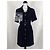 Chanel Schwarzes Tweedkleid mit Gürtel CC Logo 36 FR - Ansicht 3