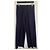 Pantalones Chanel de Algodón Azul Marino - vista 13