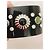 Bellissimo bracciale rigido nero DOLCE & GABBANA con “fiore”e pietre colorate - vista 11