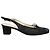 Décolleté Slingback Salvatore Ferragamo Suede Nero