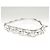 FENDI Cinghia Tu Cinghia Spalla Pelle Argento Auth hk2500 - vista 5