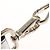 FENDI Cinghia Tu Cinghia Spalla Pelle Argento Auth hk2500 - vista 7