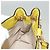 Céline Borsa a Spalla CELINE in Pelle Giallo Oro Auth sw496 D'oro - vista 19